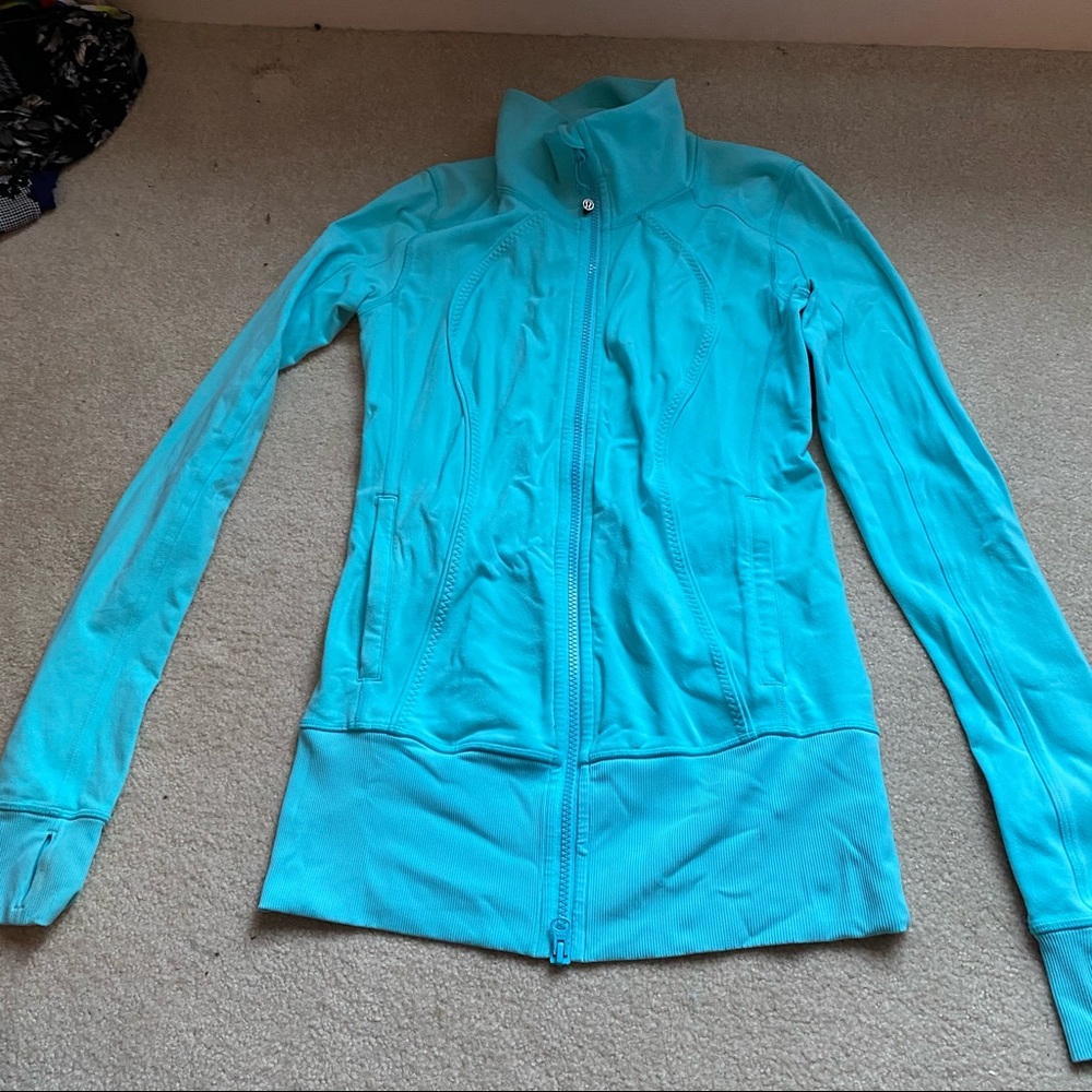 lululemon long athletic jacket